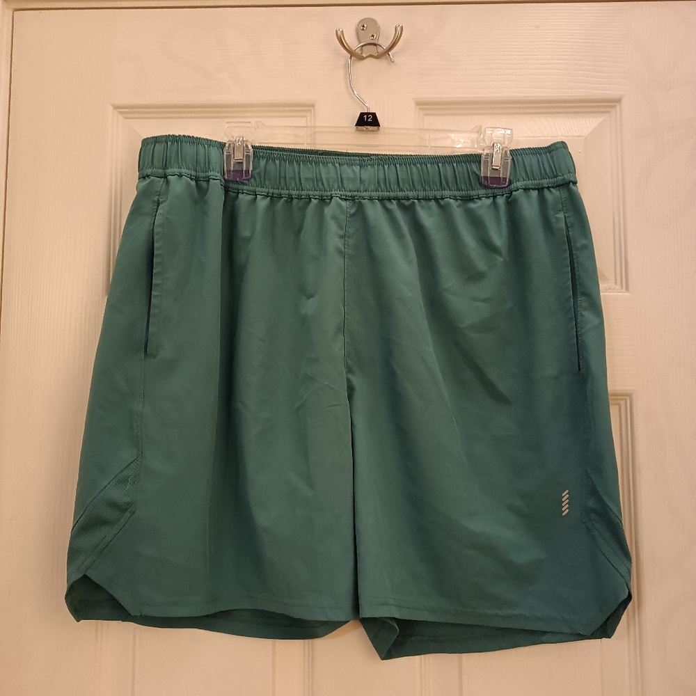 Men's Green Athletic Shorts